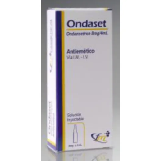 ONDASET 2 MG CAJA X 1 AMPOLLA X 4 ML - Ecofarma